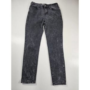 Song Jeans 11/30  Black Skinny High Waist skinny Ankle vintage wash ^